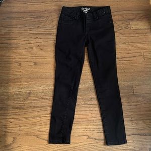 Girls size 12 Cat & Jack black skinny jeans